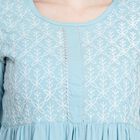 Ladies' Kurta Pyjama Set, Light Blue, small image number null